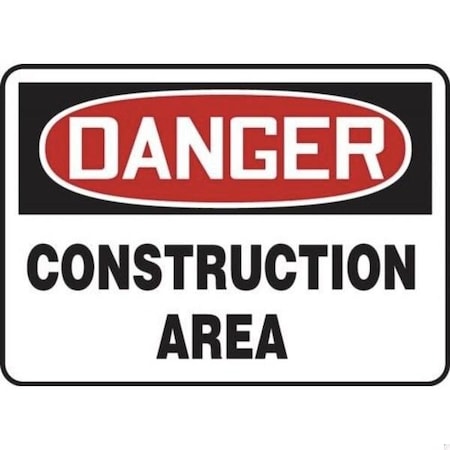 Accuform OSHA DANGER SAFETY SIGN CONSTRUCTIO MCRT106VA MCRT106VA